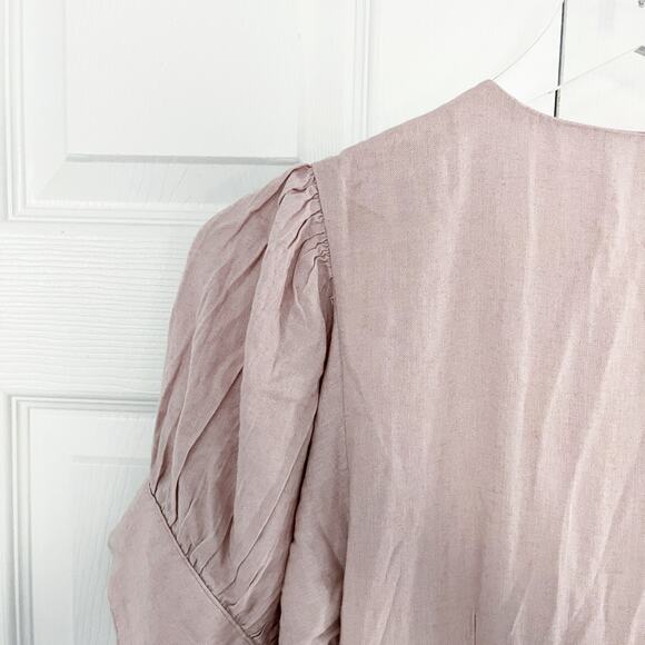 Free People Vintage Summer Midi Dress in Dusty Violet - Picture 8 of 9